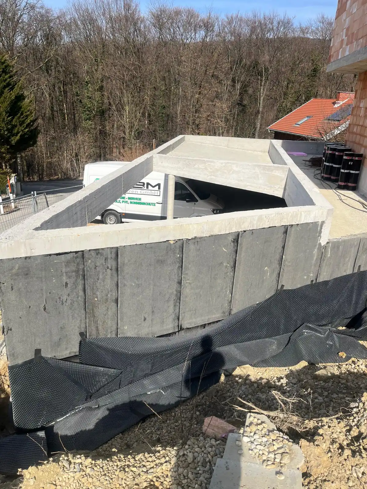 EMK Bau Wien – Rohbau Einfamilienhaus Einfamilienhaus Rohbau - EMK Bau