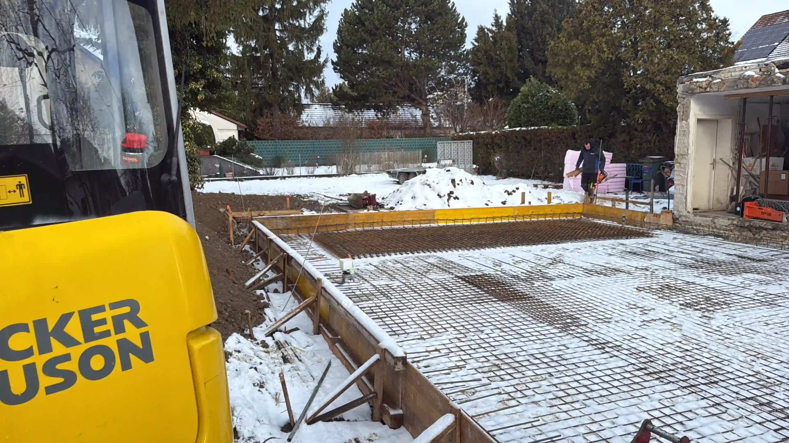 Bagger Wien – EMK Erdbau GmbH – Fundament – Einfamilienhaus