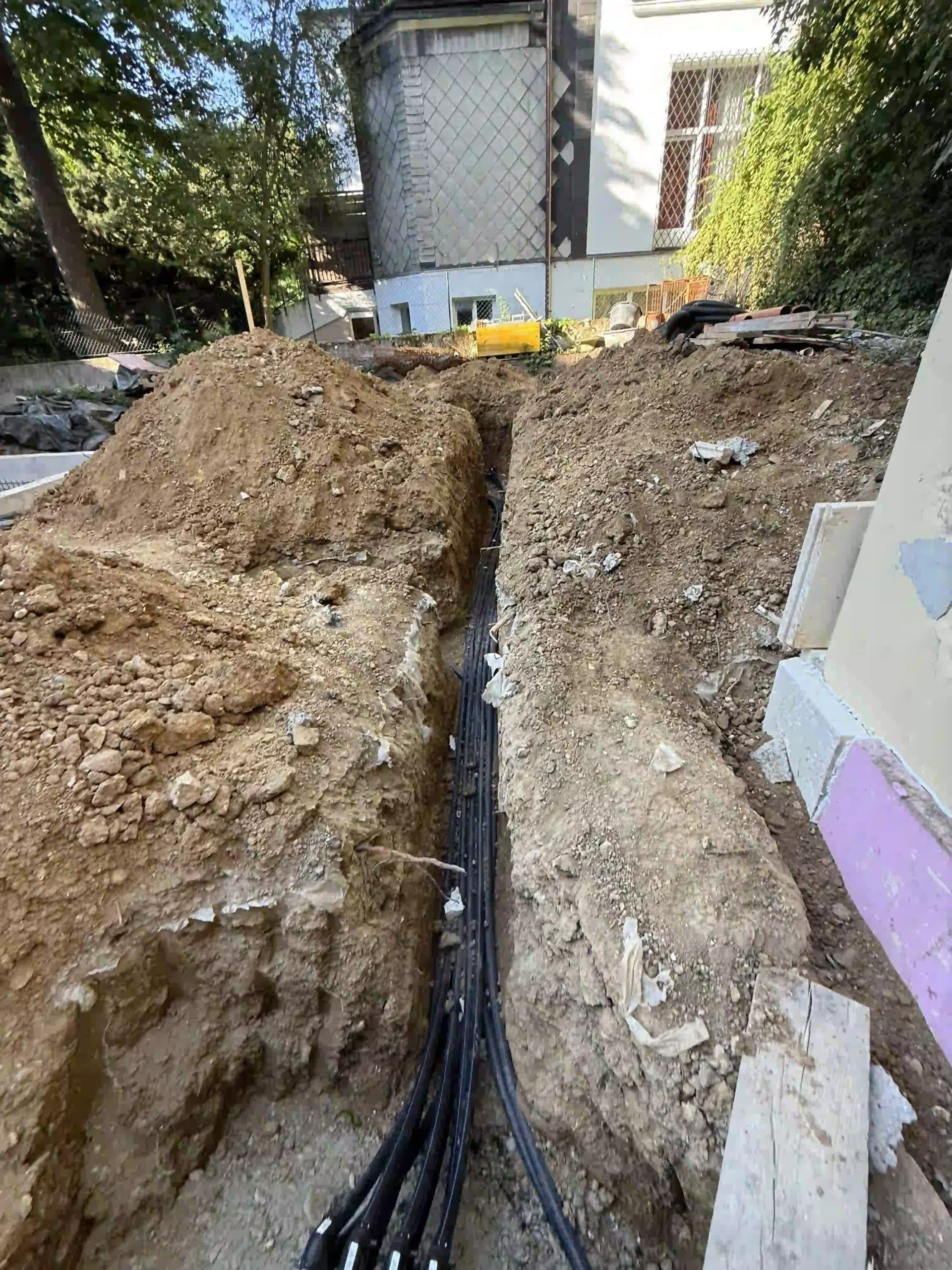 Bagger Wien – EMK Erdbau GmbH – Grabung – Leitungsbau 2