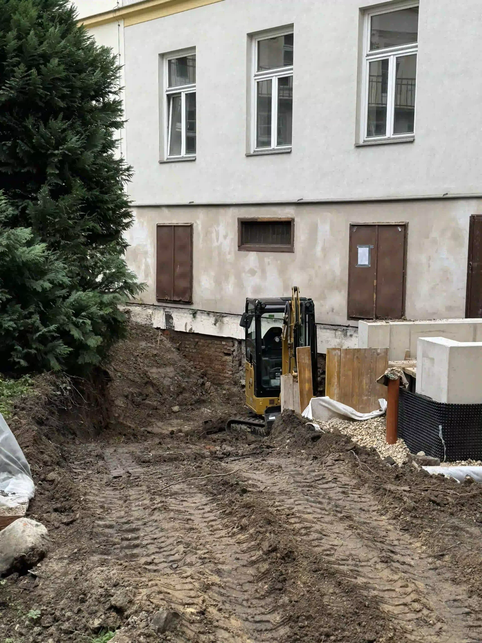 Bagger Wien – EMK Erdbau GmbH – Grabungen – Bodenanpassung