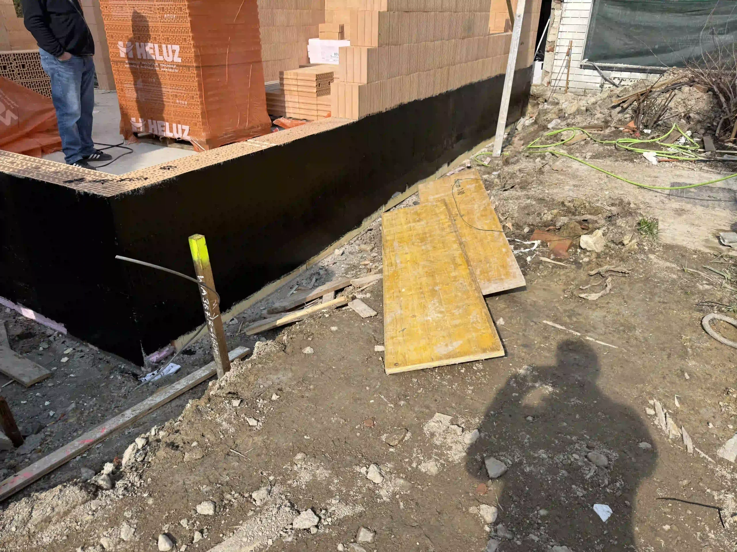 Bagger Wien – EMK Erdbau GmbH – Rohbau – Einfamilienhaus 2