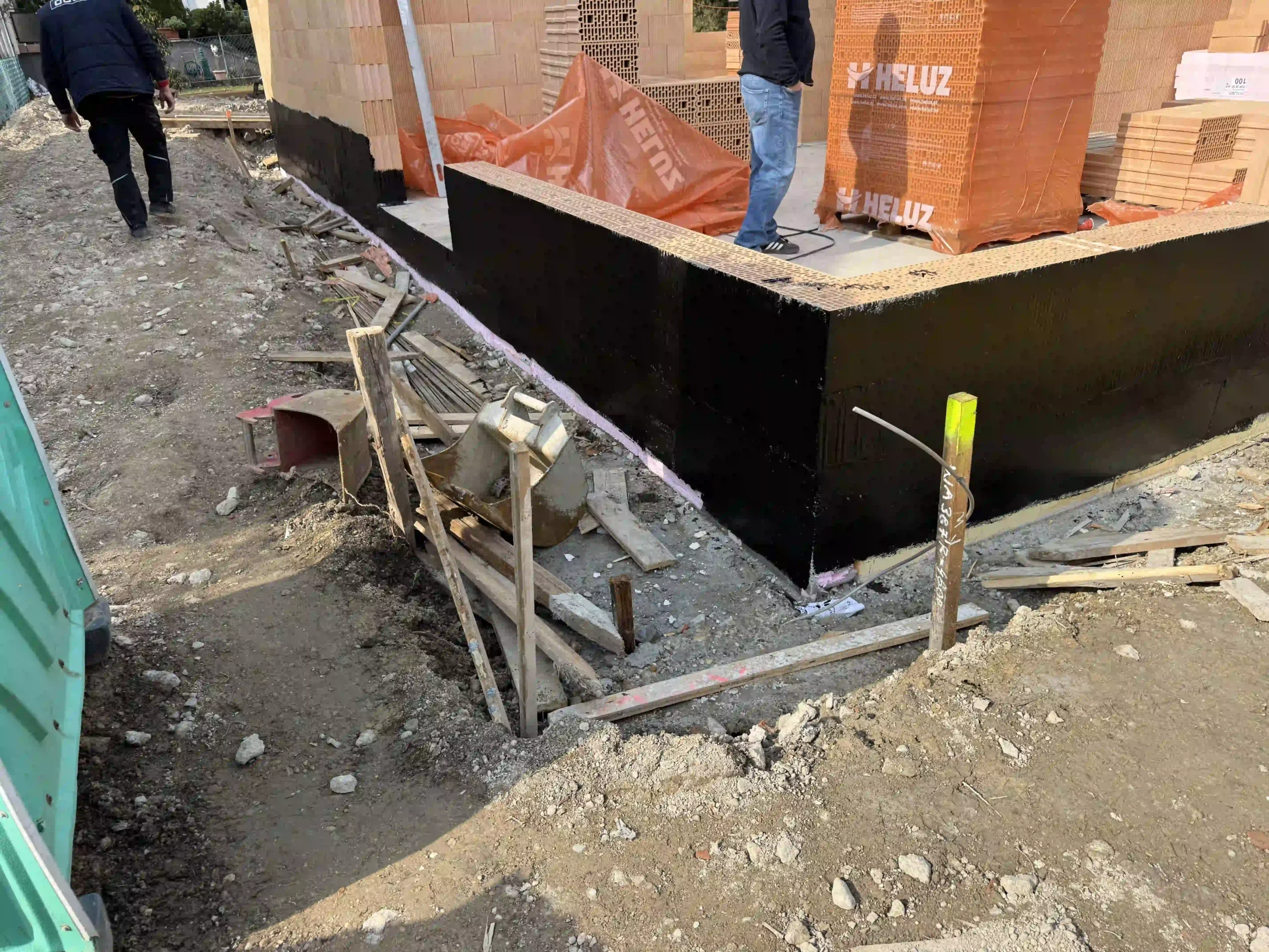 Bagger Wien – EMK Erdbau GmbH – Rohbau – Einfamilienhaus 3